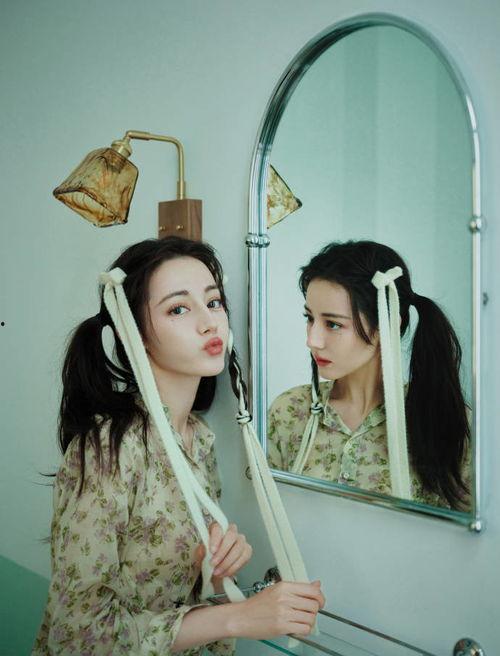迪丽热巴过生日的照片